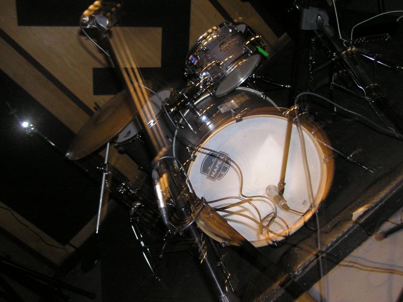 Drum kit at Pirate Studios