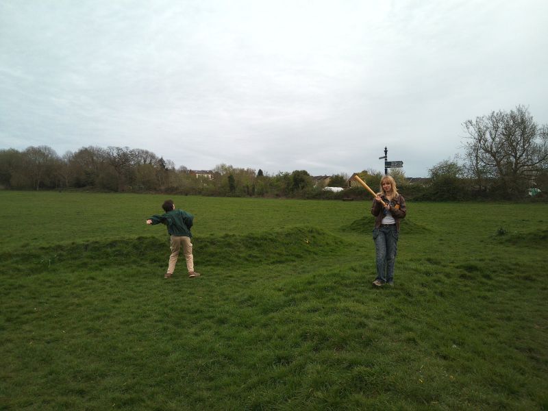 Mimi and Ernest in Hazelwell Park, Birmingham